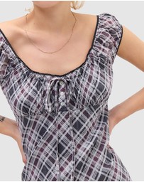 BDG By Urban Outfitters - Jude Check Mini Dress