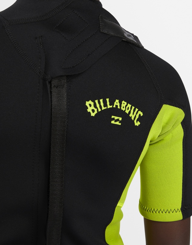 Billabong Kids - Girls 2 to 6 2/2mm Foil Back ZIp Springsuit