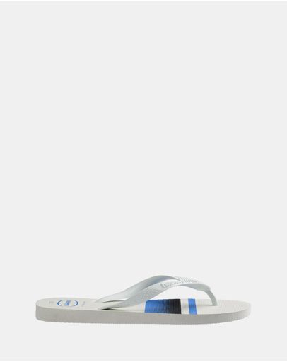 White & Blue