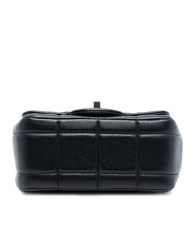 Pre-Loved by Azura Reborn - Pre-Loved Mini Square Lambskin Resin Crystal Monacoco Flap