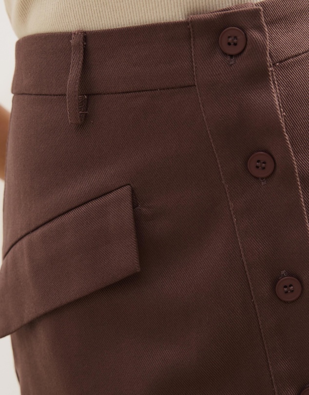Atmos&Here - Laura Cotton Twill Mini Skirt