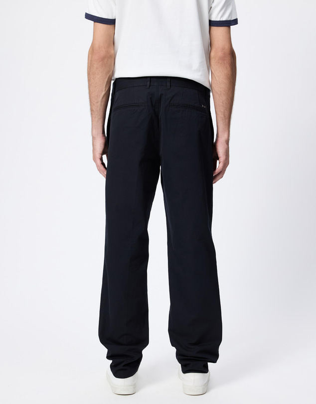 Emporio Armani - Cotton-Silk Fabric Trousers