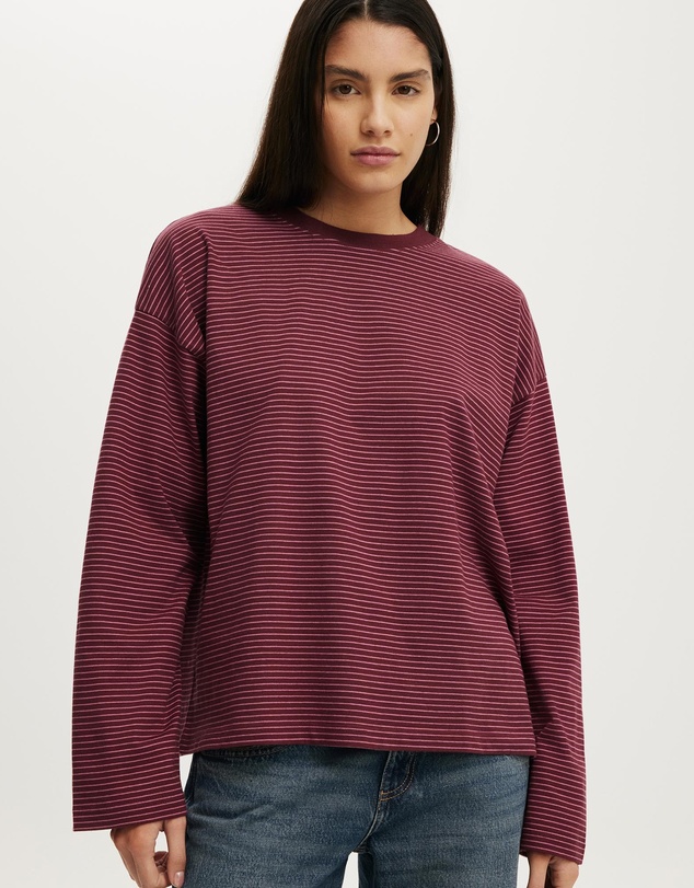 Cotton On - Boxy Long Sleeve Top