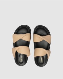 EVERAU - EverAU Ugg Eloise Sheepskin Upper Sandals