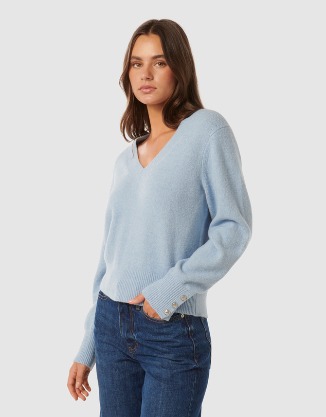 Forever New - Sabrina Button Cuff Knit Jumper