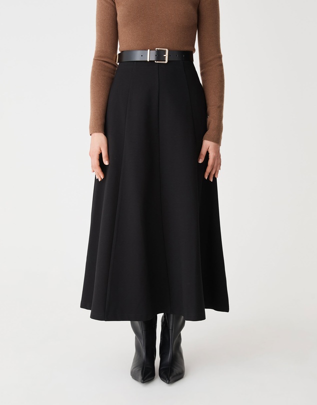 Forcast - Janice A-Line Ponte Skirt