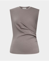 Forcast - Lulu Ruched Top