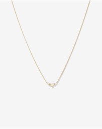 Michael Hill - Necklace with Opal & Diamonds in 10kt Yellow Gold