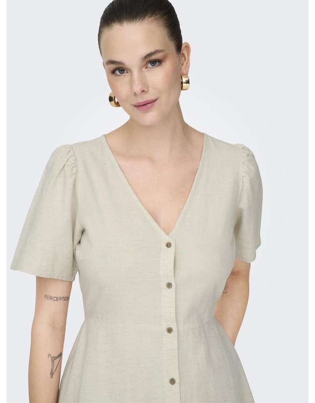 ONLY - Vita Button Mini Dress