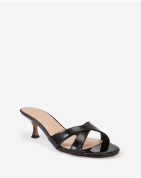 Wittner - Gracie Patent Leather Kitten Heel Mules