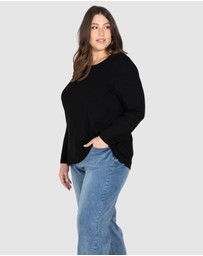 Love Your Wardrobe - Kayla Long Sleeve Rib Tee