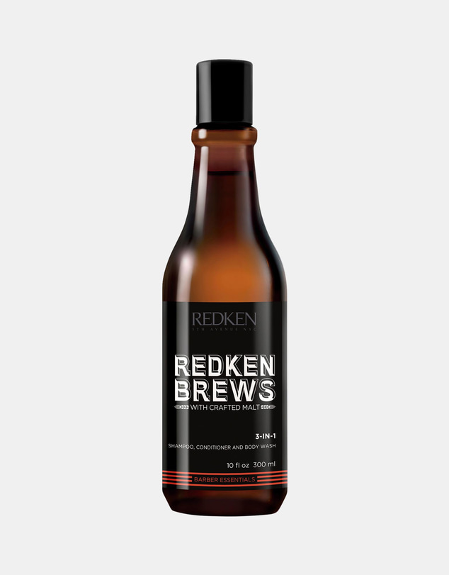 Redken - Redken Brews 3-in-1 Shampoo, Conditioner & Body Wash 300ml
