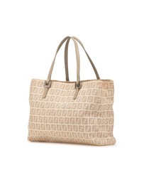 Pre-Loved by Azura Reborn - Pre-Loved fendi FF Logo Canvas Tote Bag