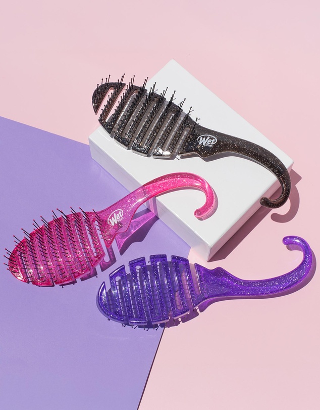 Wet Brush - WetBrush Shower Flex - Black Glitter
