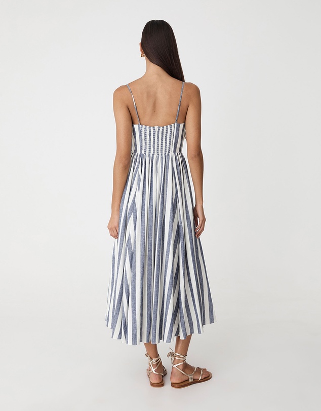 Forcast - Ikaria Linen Crossover Dress