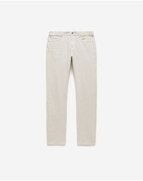Calibre - Skinny Fit Overdyed Jeans Natural
