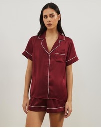 Atmos&Here - Lilah Short Satin Pyjama Set