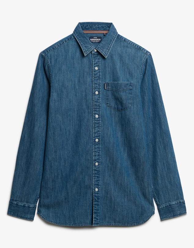 Superdry - Essentials Long Sleeve Denim Shirt