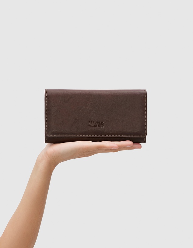 Florence - Carmen Brown Leather Wallet