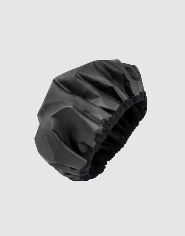 Shhh Silk - Shhh Silk Mulberry Silk-Lined Shower Cap - Black