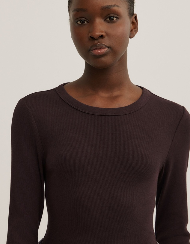 Witchery - Crew Rib Long Sleeve Top
