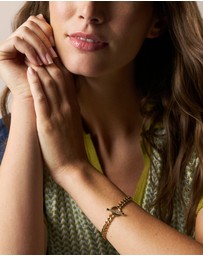 Fossil - Carlie T-Bar Gold Bracelet