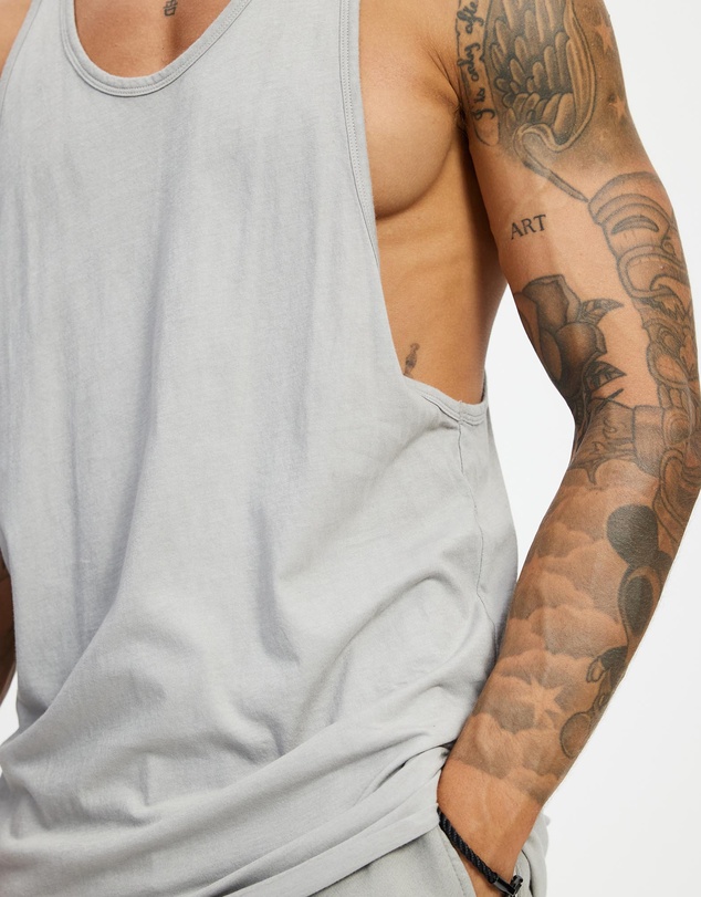 Surrounded By Ghosts - The Travertine Cotton Singlet