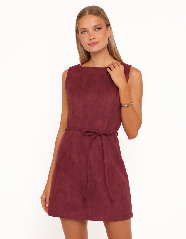 Petal & Pup - Sharna Mini Dress - Burgundy