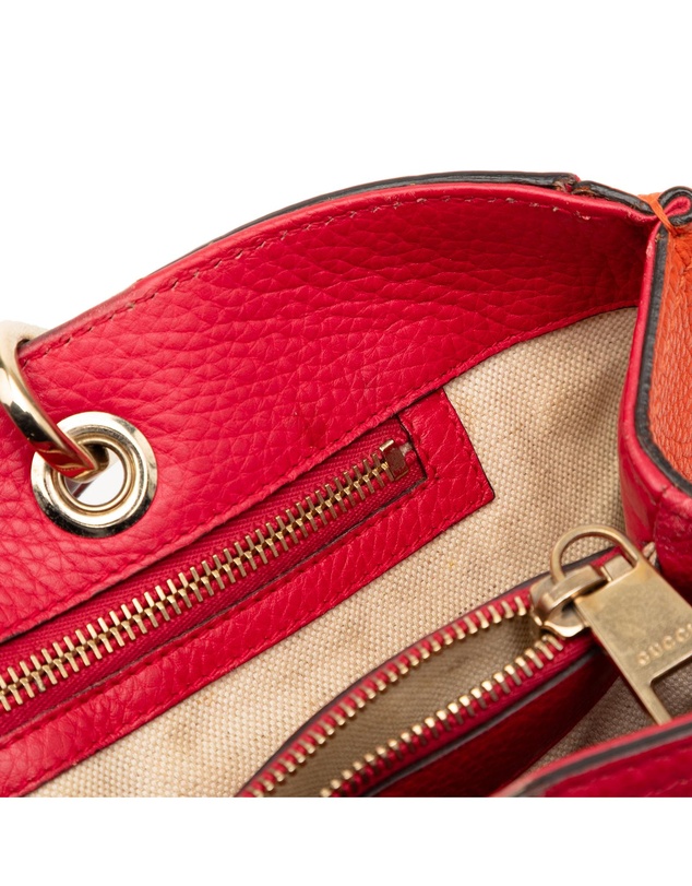 Pre-Loved by Azura Reborn - Pre-Loved Medium Bicolor Calfskin Bamboo Shopper Satchel