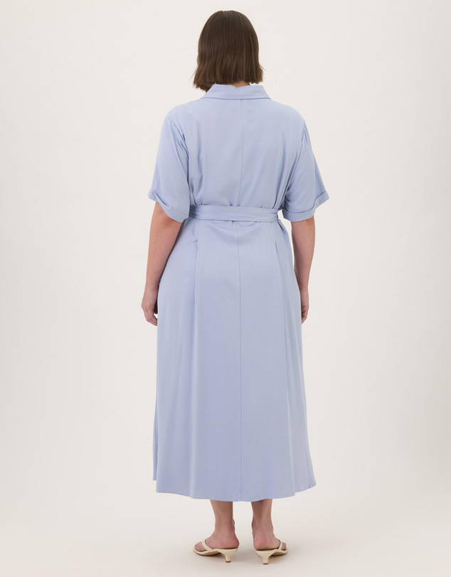 Atmos&Here Curvy - Harriet Viscose Shirt Dress