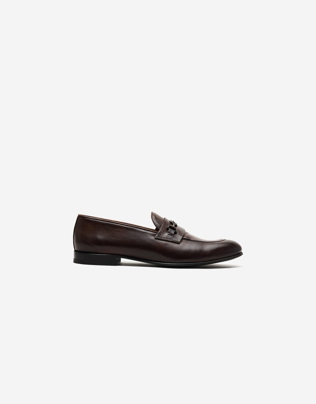 Calibre - Monogram Leather Loafer Tan Dark