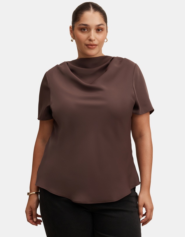 Forever New Curve - Jolie Curve High Neck Top