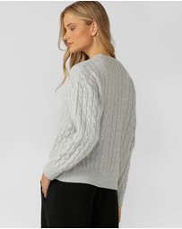 Lorna Jane - Soft Touch Cable Knit Jumper