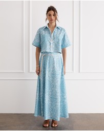 Heaven Australia - Chintz Remi Cropped Shirt