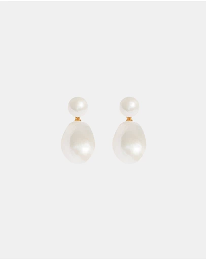 By Charlotte - Forever Moments Pearl Drop Earrings