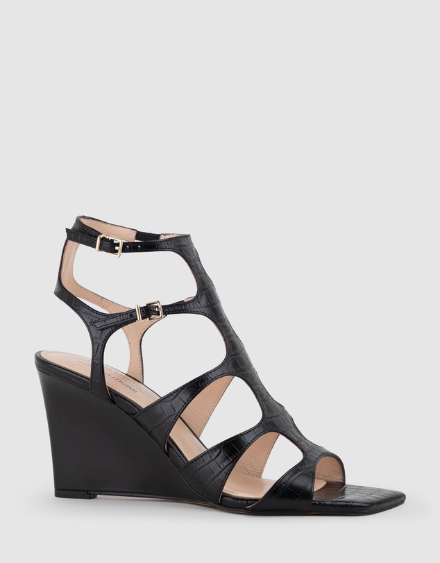 Edward Meller - SHERA90 Gladiator Sandal on Wedge