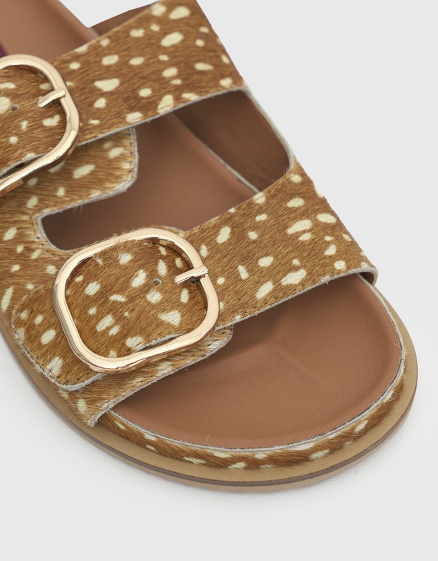 Betts - Margot Leather Buckle Slides