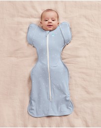 Love to Dream - Swaddle Up™ Transition Bag 1.0 TOG Cotton Powder Blue Twinkle