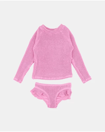 Minihaha - Crinkle LS Rash Set - Kids