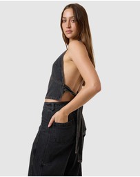 Thrills - Night Shift Denim Top