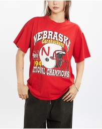Vintage by The Real Deal - Pre Loved - 1994 NCAA University of Nebraska Huskers Tee
