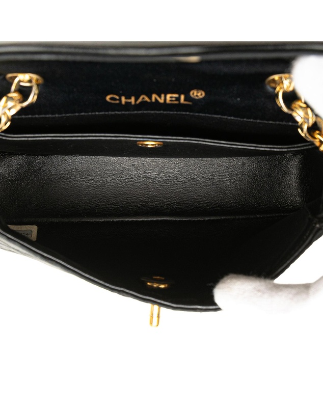 Chanel - Pre-Loved CC Quilted Satin Bijoux Chain Single Flap