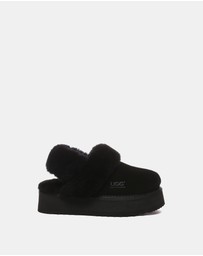 EVERAU - Australian Shepherd Ugg Musa Platform Cow Suede Upper House Shoes