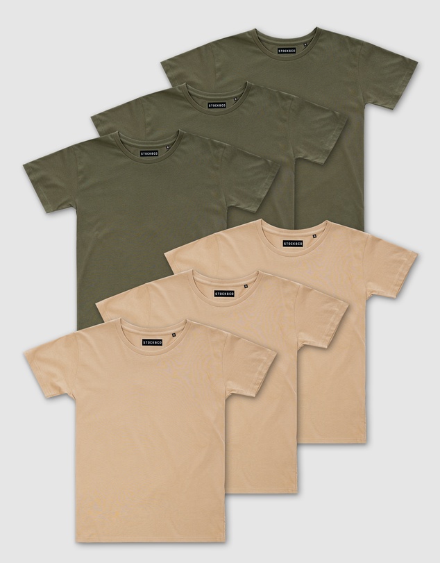 Stock & Co. - 6-Pack Stock Tee
