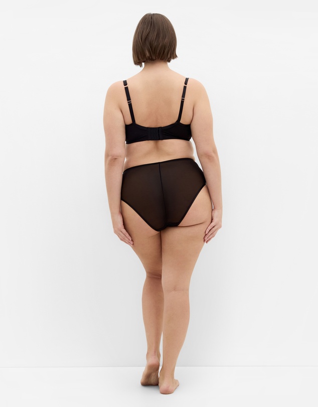 City Chic - Plus Size Tabrett Demi Underwire Bra - black