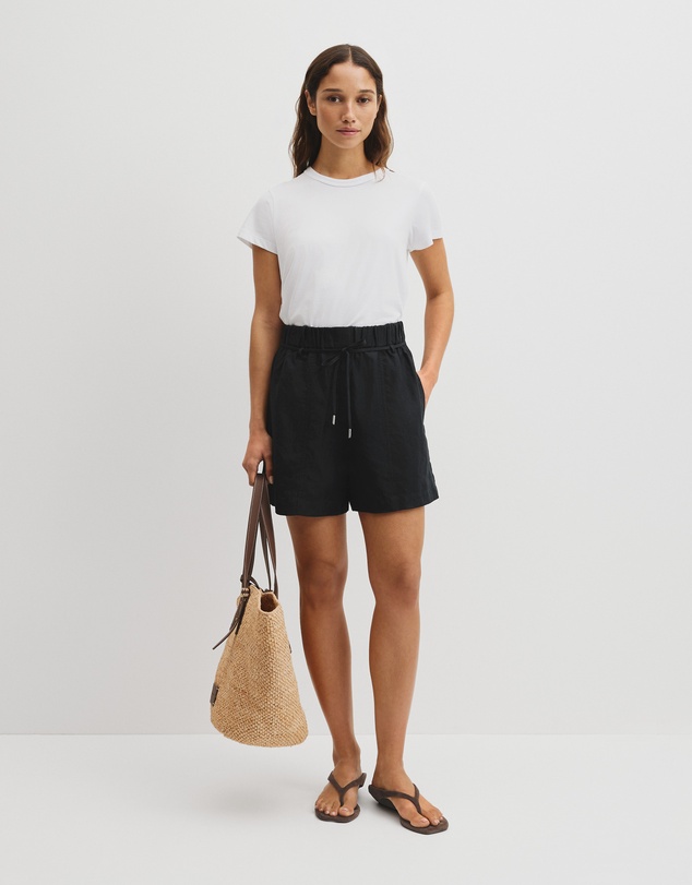 Country Road - Pull On Linen Short