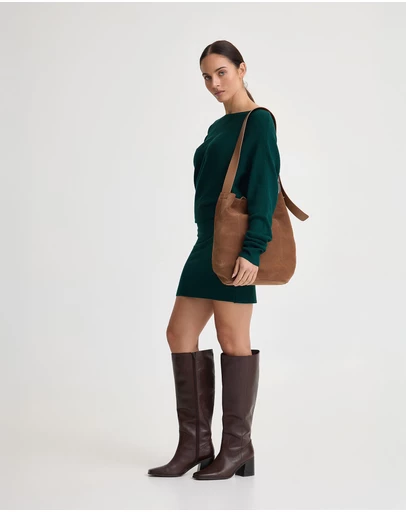 Oxford - Juliette Knitted Rib Dress