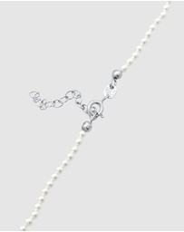 Elli Jewelry - Necklace Choker Trend with shell core pearls in 925 sterling silver