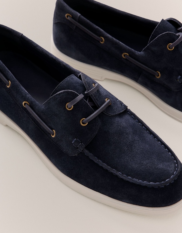 Trenery - Keeling Boat Shoe in Navy