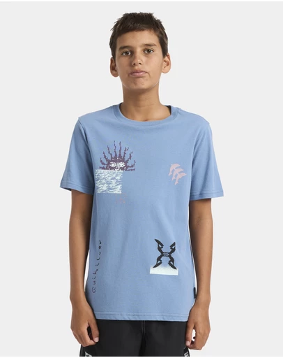 Quiksilver - Boys 8 to 16 Free Lock T-Shirt